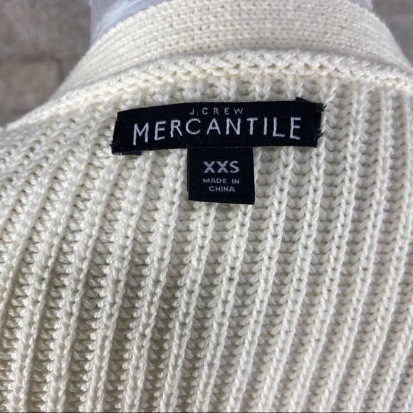 J.CREW Open Knit Sweatee Cardigan J7846 Cotton - Picture 5 of 8